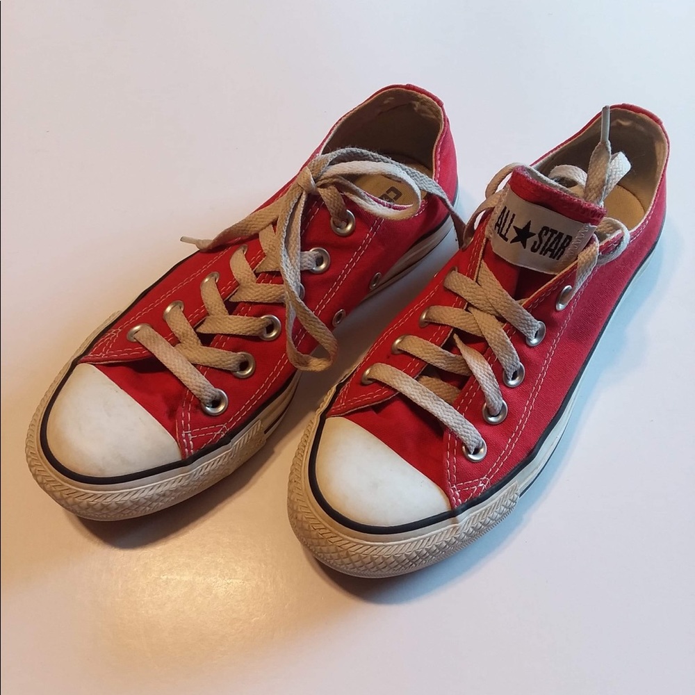 Red Converse All Stars